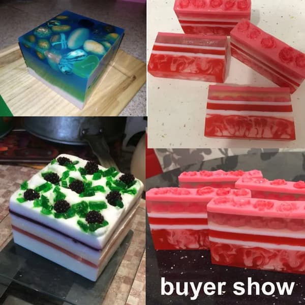 Firkantet silikonkakeform 1 stk 9x9x6,5 cm Hurtigspenne Rosa Brød Ostekake