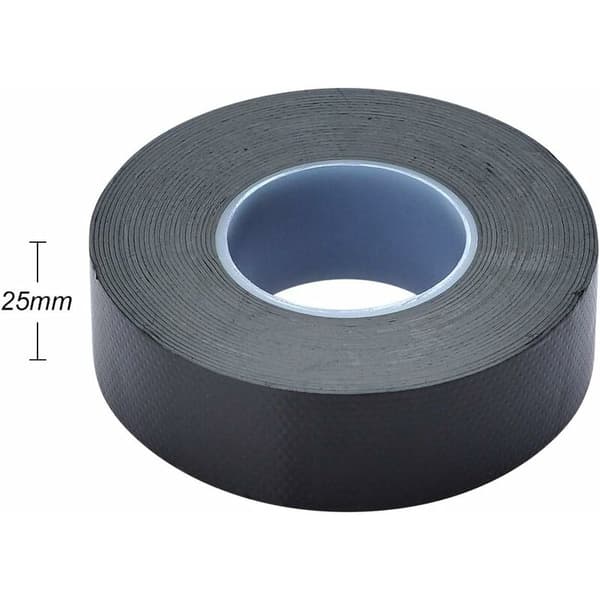 Vandtæt selvvulkaniserende silikonetape sort 2,5 cm x 4,5 m 0,9 mm til koaksialkabel antenneforsegling reparation