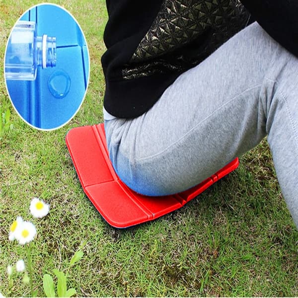 Vikbara sittdynor 2-pack röd blå XPE vattentät isolerad camping picknick vandring