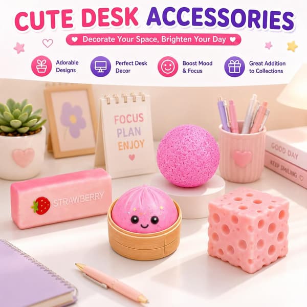 Stressbolde: Effektive redskaber til stresslindring og afslapning 4 Pack Squishy