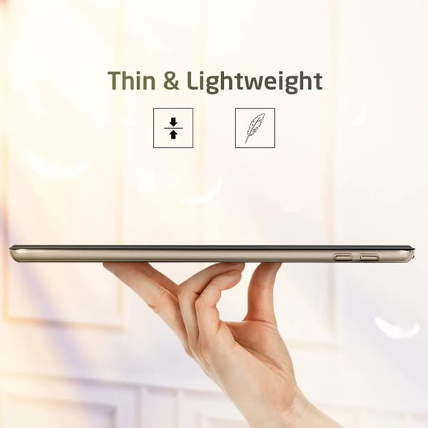 iPad 10.2 7:e generationens fodral Ultratunt Smart Flip Auto Sleep Multi Angle View Stativ