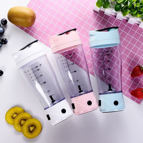 USB Uppladdningsbar Elektrisk Mixerkopp Vit Cirka 450ml 1st
