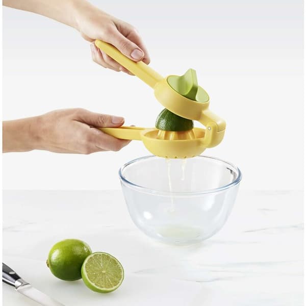 Manuell citrus- och citronpressklämma, gul, 1 st