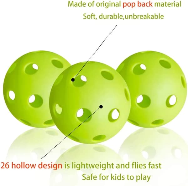 Ihåliga träningsbollar i plast för golf, 12-pack Hollow Plastic Golf