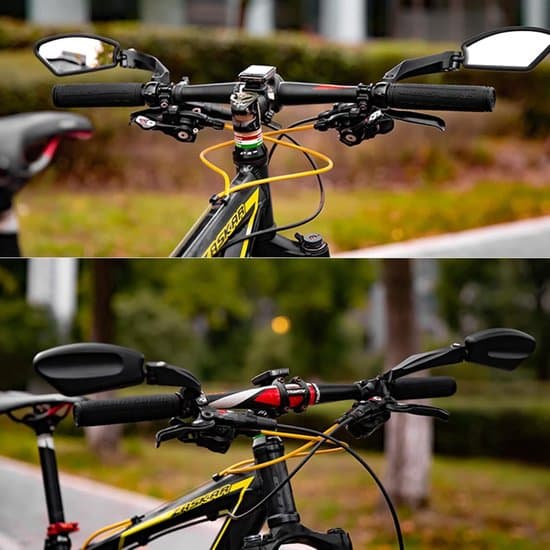 1 par cykelspejl til 21-25 mm styr 360° rotation sort