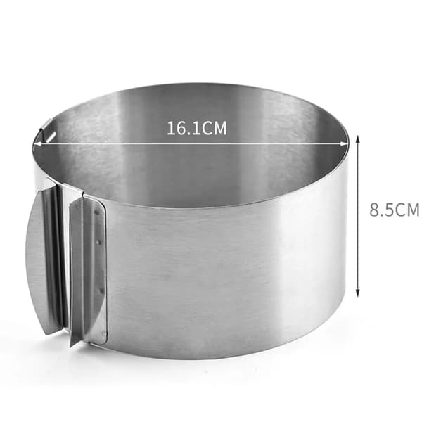 Säädettävä ruostumaton kakkuvuoka Adjustable Stainless Cake