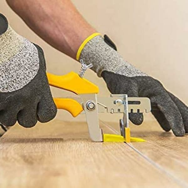 1/8\" Kakelutjämningssystem Kit Clips Kilar & Tång för Golv- & Väggkakel Läppkontroll