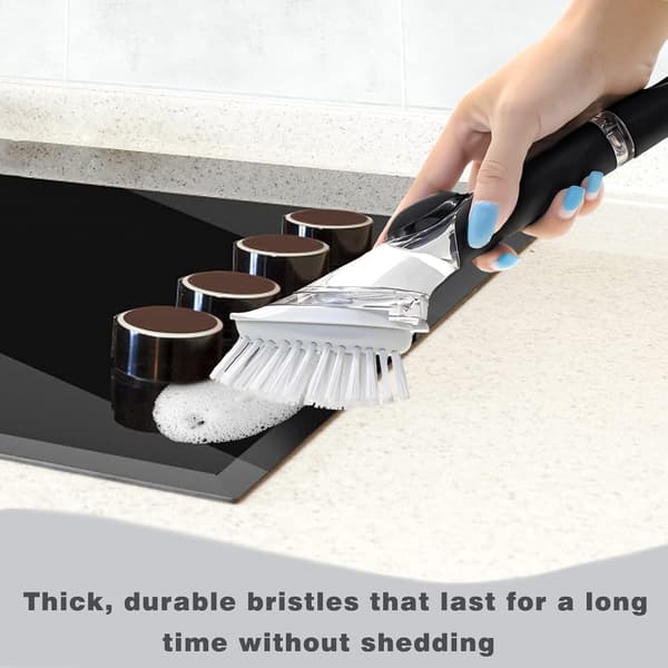 Hvite 6-paknings erstatningsbørstehoder 6 Pack Dish