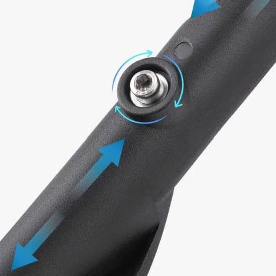 Cykelstøttefod til 24-29 tommer cykler aluminium sort
