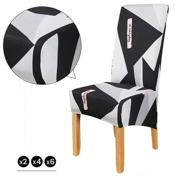 Stretch stolsöverdrag 4-pack Universal juldesign Spandex passform