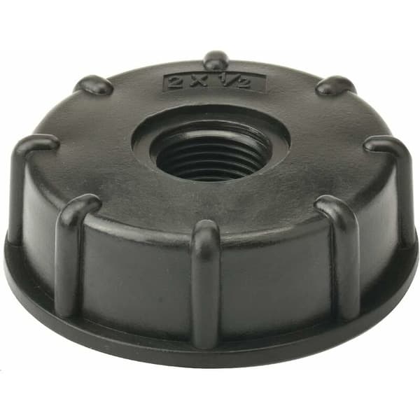 Utomhus mässingskran 1/2 tum IBC tankadapter silver 1 st