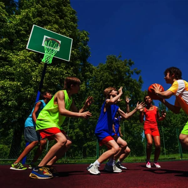 Selvlysende basketballnet 1 stk. standard 50 cm tyk nylon 1 pcs
