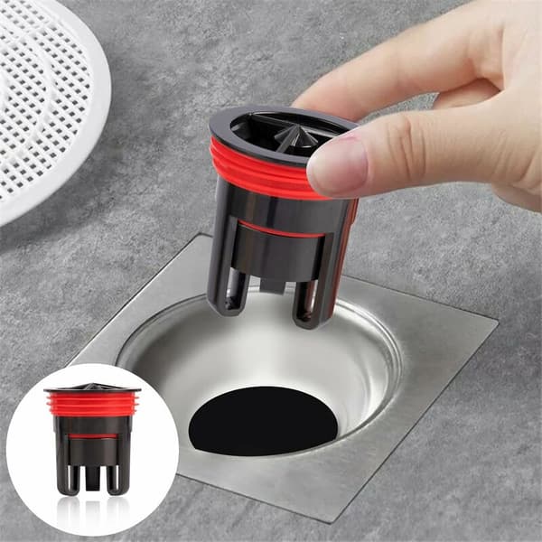 Brusegulvafløb Anti-lugtforbindelse Magnetisk Tætningsafløbskerne ABS Plug and Play 40 mm Rør 1 stk
