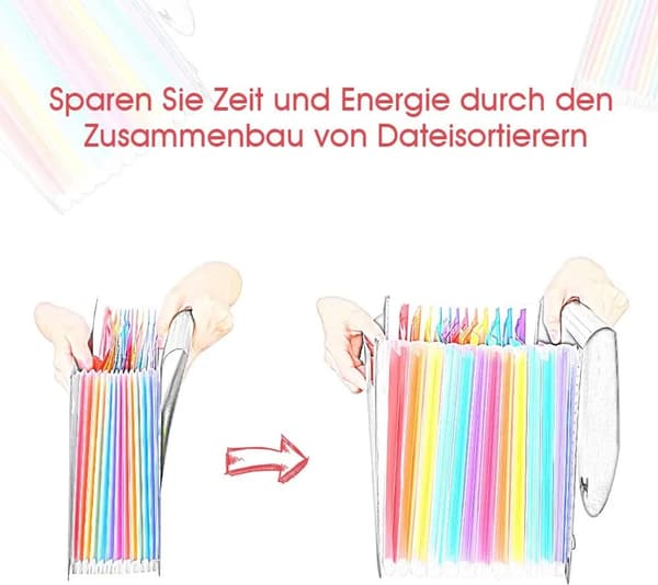 A4 Utvidbar Mappemappe 12 Lommer Elastisk Lukking PP Vanntett Dokumentorganisator