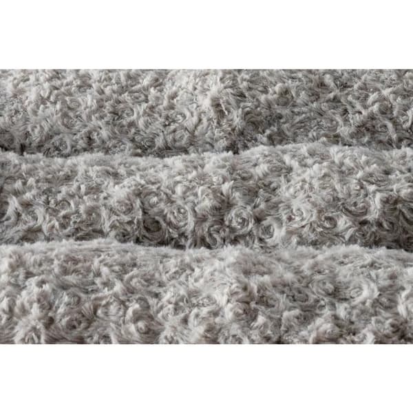 Vaskbar kæledyrspude 1 stk. 90×65×5 cm Grå Tyk Fyldseng til hunde og katte