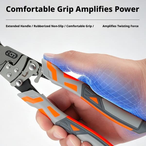9 tommer skralde-selvlåsende griptang, arbejdsbesparende wireklipper, A 9″ Grip Pliers