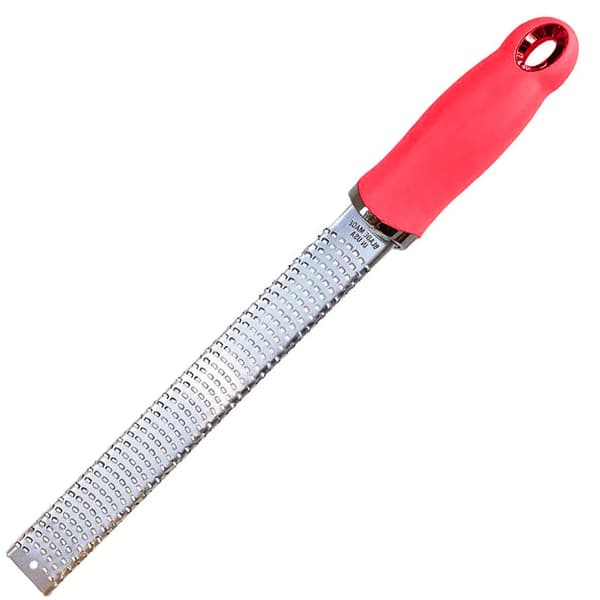 Citron Zester Rivejern Rustfrit Stål Ost Ingefær Træhåndtag 32.5x3.5cm 1 stk