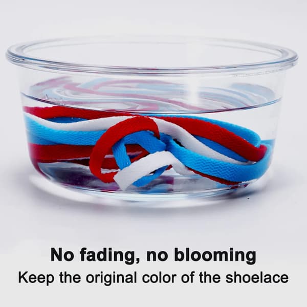 Flade snørebånd 2 par polyester PP 0,8 cm brede 100/120 cm sneakers fritidssko