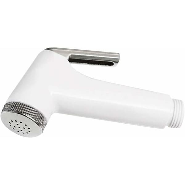 Toalett Handbidé Sprayset Vit ABS 1,5m Slang G1/2 Väggmontering