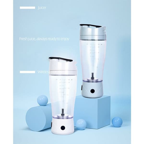 USB Uppladdningsbar Elektrisk Mixerkopp Vit Cirka 450ml 1st