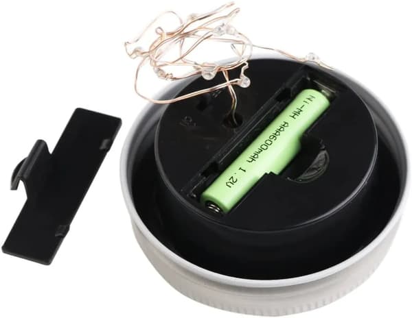 Solar LED-krukkelåg 3-pak Mason Jar Solar