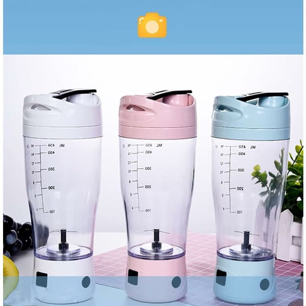USB Uppladdningsbar Elektrisk Mixerkopp Vit Cirka 450ml 1st