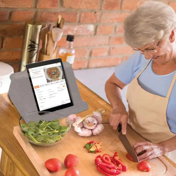 Blød tabletpudestativ Multi-vinkel blød pudeholder til iPad Telefonholder E-læser Smartphones Tablet Sofa Digital Boglæser Bøger og Magasiner