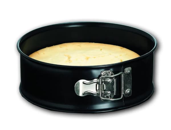 Rund kakform, springformset med miniugnsvantar i silikon, läckagesäker kakform med platt botten, non-stick-beläggning