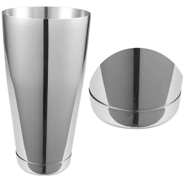 Boston Cocktailshaker Set Rostfritt Stål 820ml 550ml Silver 1 Set
