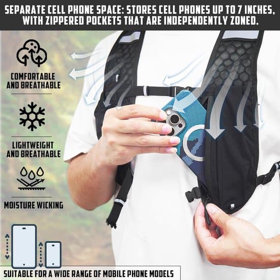 Ultralätt löparväst med reflexband - Svart Hardloopvest-hardloopvest dr