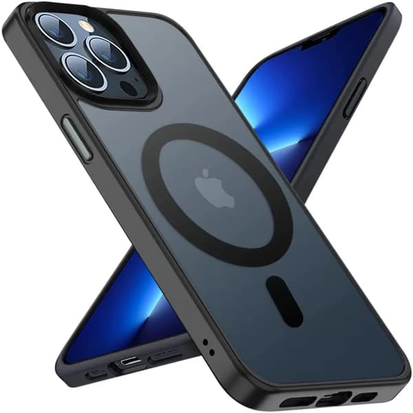 6,7-tommer gennemsigtigt mat telefoncover 1 pcs