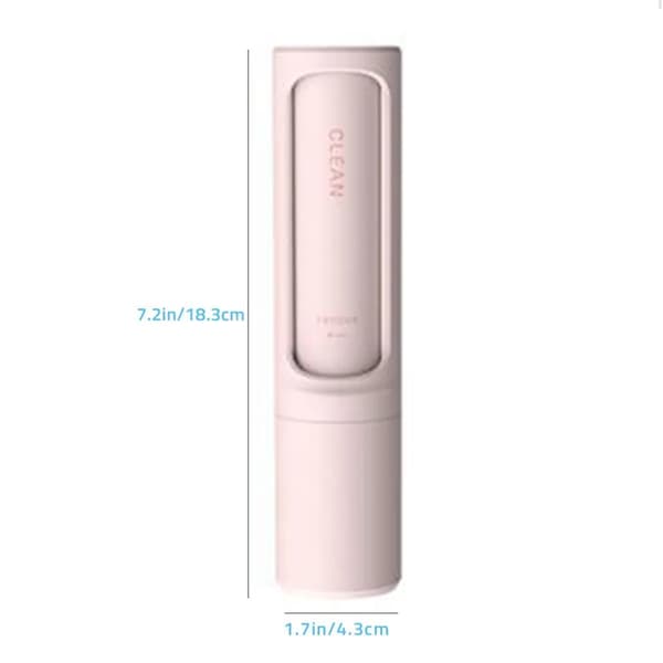 Genanvendelig kæledyrshårfjernerulle Ca. 18,3 cm ABS Pink Sofa Tøj Tæppebørste