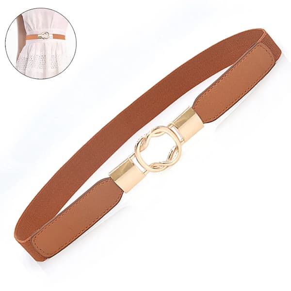 1 st spännefritt elastiskt bälte osynligt justerbart unisex khaki 68 cm