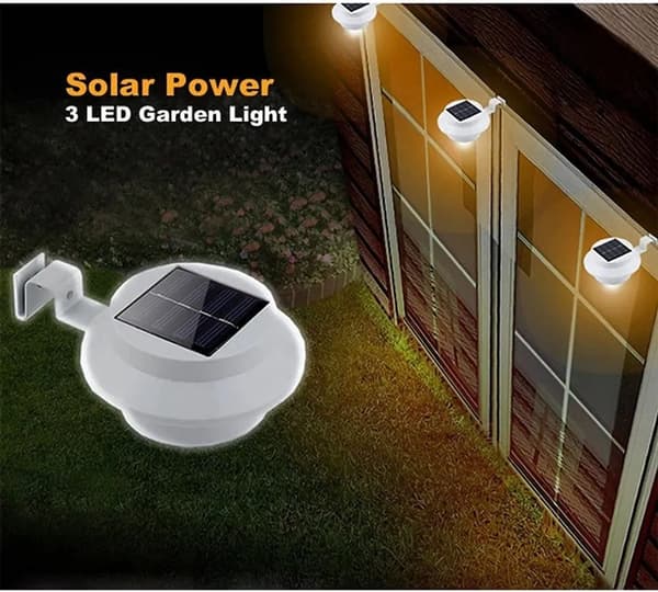 Hvid Solar Hegnslampe 8-pak White Solar Fence