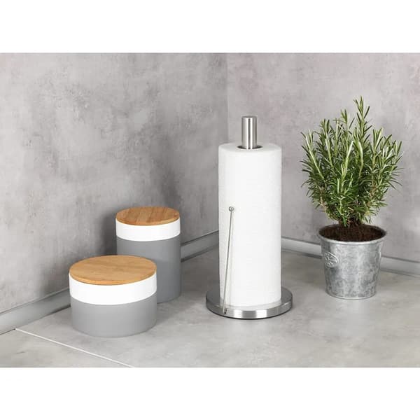 Køkkenrulleholder, sølv, ca. 15,5×33 cm Paper Towel Holder