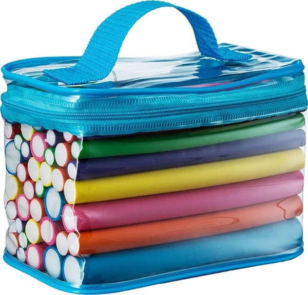 Mjuka hårrullar 42-pack Twist-Flex i flera storlekar för lockar över natten kort långt hår