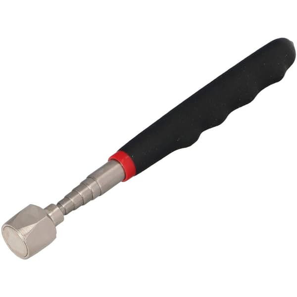Teleskopisk magnetisk opsamlingsstang strækker sig til ca. 76 cm, ca. 2 kg træk, blødt greb til skruer, møtrikker, søm