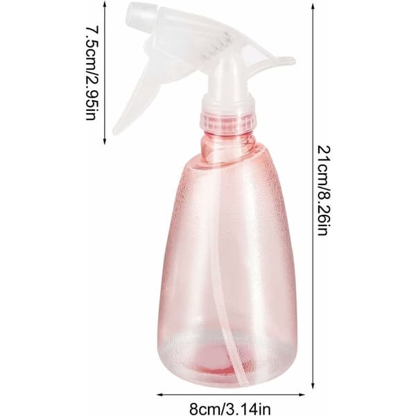 500 ml sprayflaska trädgårdsväxt blomma mister rosa justerbart munstycke läckagesäker