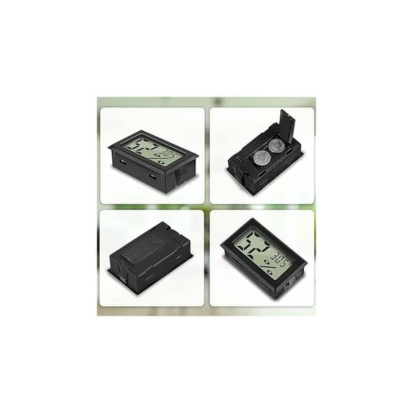 Smal Mini LCD Digital Hygrometer Termometer Vit Celsius -50 till 70C Luftfuktighet 10-99% Inomhusmonitor 1 st