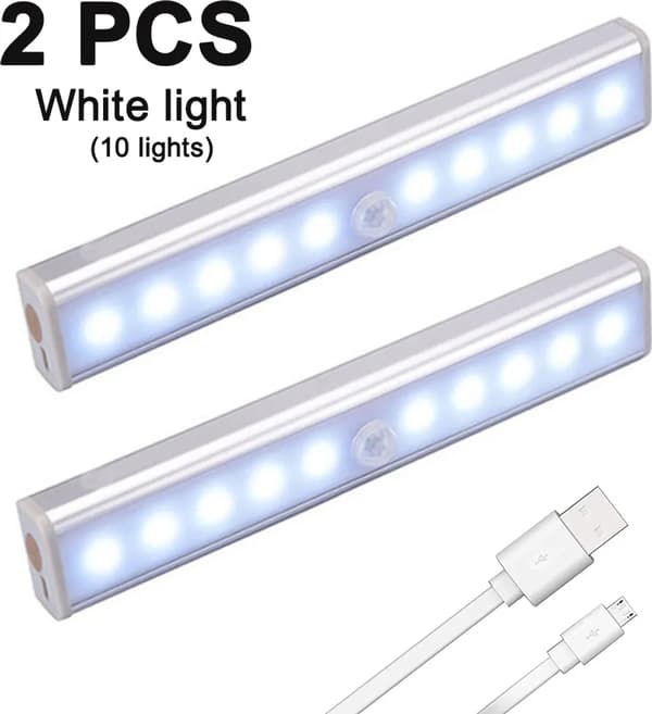 LED Sensorlys Skabslampe Opgraderet Sensor Køkkenlampe