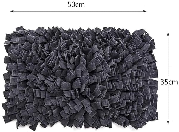 Hundesnusematte 50x35 cm Fleece Saktefôringspute for Fôringsberikelse