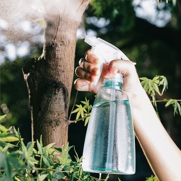 500 ml sprayflaska trädgårdsväxt blomma mister grön justerbart munstycke läckagesäker