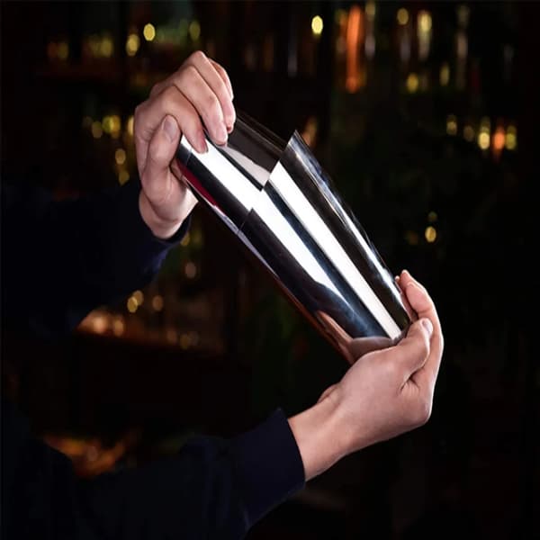 Boston Cocktailshaker Set Rostfritt Stål 820ml 550ml Silver 1 Set