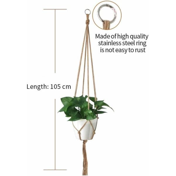 Hamprep Planter Hängande Nät 105cm 5-pack