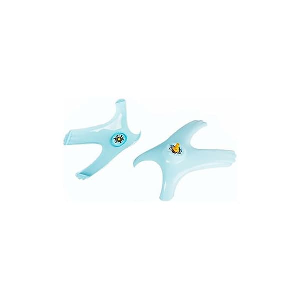 Hamster Tyst Flygande Tefat Hjul Blå 18cm Plast Stativ Tyst Lager Träning 1 St