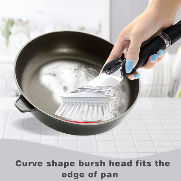Hvite 6-paknings erstatningsbørstehoder 6 Pack Dish