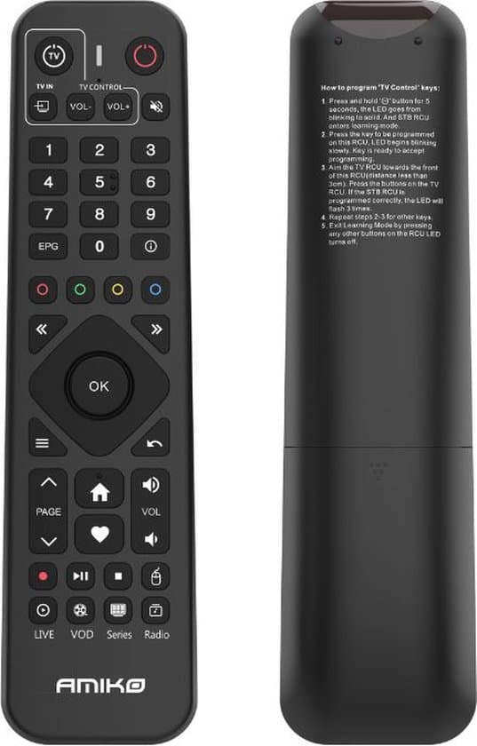 Amiko Android-kaukosäädin IR-kaukosäädin V2 Amiko Android Remote