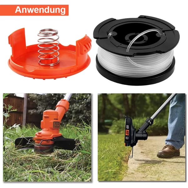 3/4/6 STK Udskiftnings Trimmerspole til BLACK + DECKER AF-100