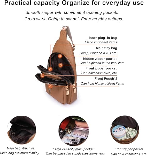 Bruin 1-pak crossbodytaske til kvinder Bruin 1 Pack -