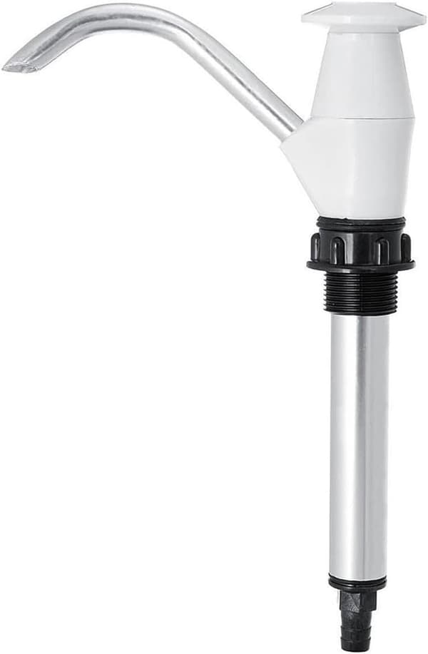 1-pack - Manuell dricksvattenpump - Handvattenpump - Vit - Lämplig för hem, kontor, camping, resor - Bärbar vattenpump Wit